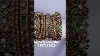 Kundan bangles set #reels #trending #ytshorts #shorts #bangles #viral #subscribe #hyderabad