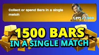 How to EASILY Collect or Spend 1500 Bars in a Single Match (FULL GUIDE) - Fortnite Quest