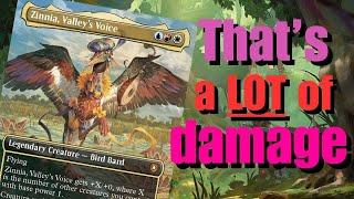 Cloning Legends and Dealing Damage with Zinnia, Valley's Voice / Magic the Gathering Commander Deck