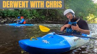 Matlock slalom course with Chris. Great fun on the River Derwent even in low water.