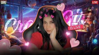 RANK PUSH | TEAMCODE | BGMI LIVE | CRAZYGIRL IS LIVE | #bgmi #girlgamer #facecam