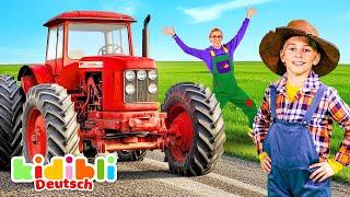 Traktoren für Kinder | Lehrreiche Landwirtschaftsfahrzeuge-Videos für Kinder | Kidibli