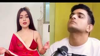 Ranveer Allahbadia & Nidhi chaudhary new meme template