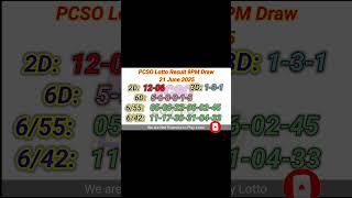 Lotto Result Today 9pm live draw June 21, 2025 Swertres Ez2 PCSO live result