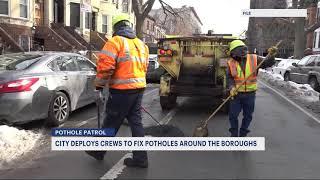 DOT sets out on 'pothole blitz' to clear roads in NYC