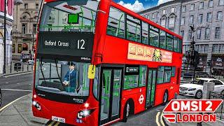 OMSI 2 LONDON: Im Doppeldecker auf der 12 vorbei am Westminster Palace  | Bus Simulator