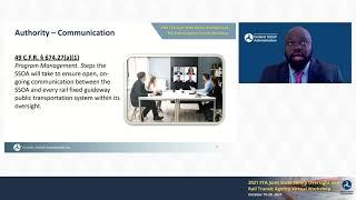 State Safety Oversight and Rail Transit Agencies Effective Working Relationships