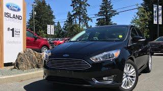 2018 Ford Focus Titanium W/ Leather, Heated Seats & Moonroof Review | Island Ford