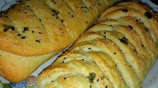 Chicken Bread Without Oven Recipe | Braided Chicken Bread | Chicken Bread Recipe