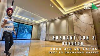 Luxurious 4 bedroom  Builder Floor In Sushant Lok 3 Gurgaon - All Floors Available!