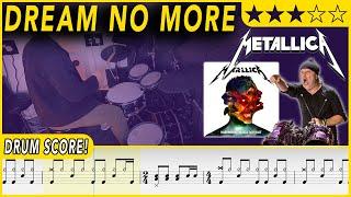 Dream No More - Metallica | DRUM SCORE Sheet Music Play-Along | DRUMSCRIBE