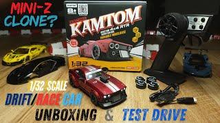 Kamtom 1/32 Scale $35 AWD RC Drift/Race Car Unboxing, Review and Test Drive, Future Upgrade Ideas