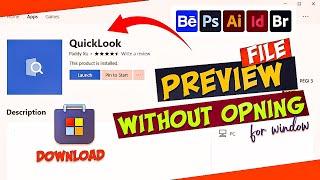 Preview Files Without Opening Them - QuickLook App Review & Tutorial