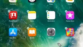 How to Remove / Delete App from iPad, iPhone, iPod - iOS 11 - Help Video