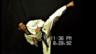 ANDRE LIMA foot control TAEKWONDO training in LOS ANGELES 1992 USA || KICKING PUNCHING WT OLYMPIC