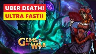 Gems Of War Raid Boss! Fast Skull Kill team! Best Strategy with NO MYTHIC?