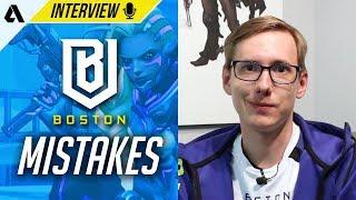Boston Uprising Mistakes on Reverse Sweeping London Spitfire & Becoming a starter | OWL Interview