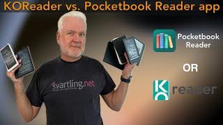 KOReader vs Pocketbook Reader app on e-Readers