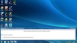 Removing all Autodesk software from a Windows system (detailed)