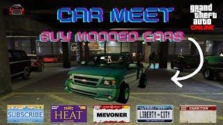 GTA 5 Online - LS Car Meet Buy NEW Modded Cars! {PS5} - JOIN IN!