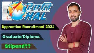 HAL Kanpur Apprentice Recruitment 2021 // Direct Selection.