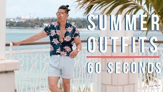 5 Summer Vacation Outfits in 60 Seconds | Men's Style 2019 | Levitate Style