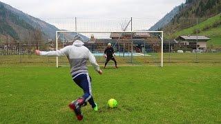 FOOTBALL EXPERIMENT!! FOOTBALL VS SKI BOOT!