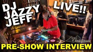 DJ Jazzy Jeff's Live Interview at Dante's HIFI in Wynwood Miami Florida