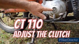 Honda CT 110 Trail - How To Adjust The Clutch Made Simple