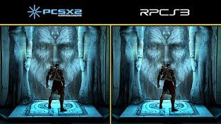 God of War | PCSX2 vs RPCS3 Comparison | PS2 / PS3