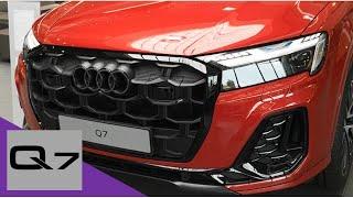 NEW Facelift 2024 Audi Q7 TDI, in Chilli red metallic