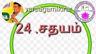 பாகம் 24. சதய நட்சத்திர அதிஷ்டக் குறியீடுகள்.