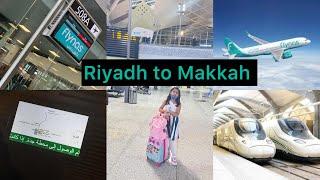 Riyadh to Jeddah travel  || travel 2024 || HHR train || jeddah to Makkah train ||