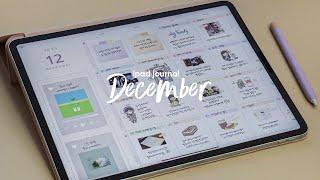  goodbye, 2020 December iPAD journal with 2021 template / goodnote5 / procreate