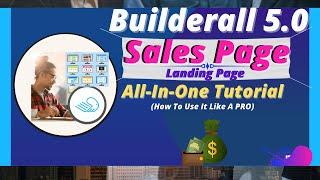 BUILDERALL TUTORIAL - How To Create A Sales Page With Builderall