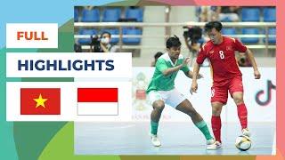  Highlights Việt Nam vs Indonesia | Futsal | Đôi Công Rực Lửa, Đại Chiến Siêu Căng Thẳng