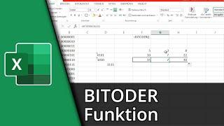 Excel Bitoder Funktion | =BITODER()  Tutorial