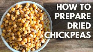 How to Cook Dried Chickpeas - Easy Hummus Recipe