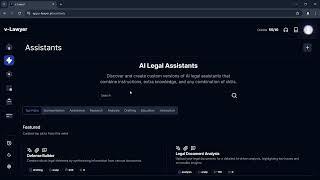 v-Lawyer: Artificial Intelligence Lawyer