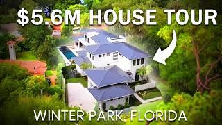 Inside a $5.6M Lakefront Mansion | Luxury Home Tour Winter Park, FL | Orlando Property Advisor