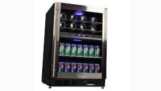 Magic Chef Dual Zone Digital Wine and Beverage Cooler- MCWBC77DZC