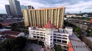 Buddhist Maha Vihara Aerial Video