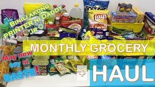 MONTHLY GROCERY + HAUL || Vlog #1