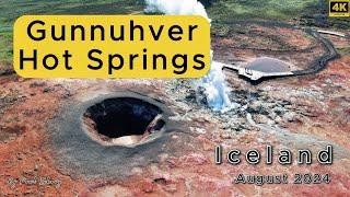 Gunnuhver Hot Springs. Gunnuhver is one of Iceland's largest mud pots.