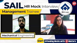 SAIL HR Mock Interview | Mechanical Engineering | Interview & GD Preparation with YourPedia