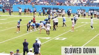 11 on 11 from Titans open practice this past weekend. Will Levis, Mason Rudolph, and Malik Willis!