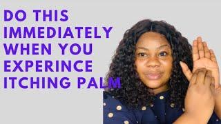 Itchy palm and Foot do this immediately to receive money | don’t ignore this signs