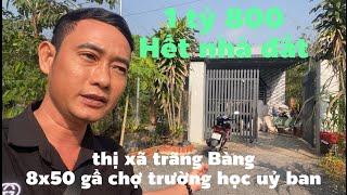 Bán nhà đất 8x50 CHN Lộc Hưng thị xã trảng bàng Tây Ninh