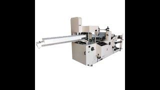 Automatic folding napkin tissue paper making machine