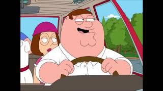 Family guy - Peter watch TV while driving